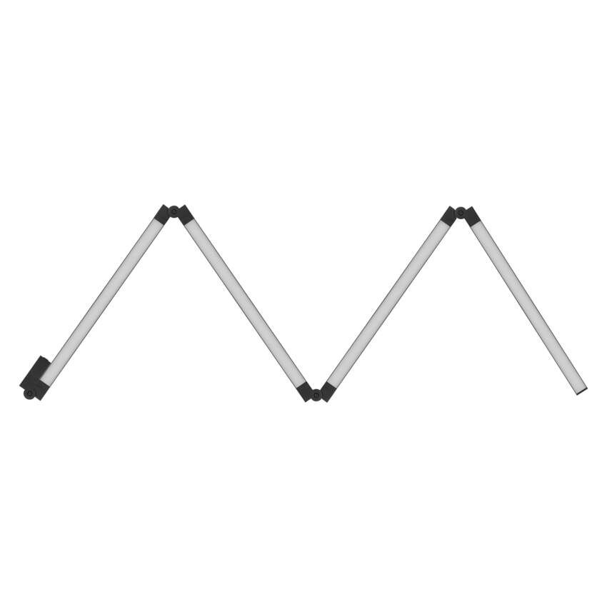 GoSmart LED Stehlampe, schwarz, 175 cm, warmweiß / RGBIC WiFi