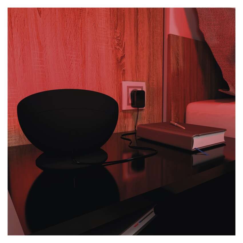 GoSmart LED Ambientelampe, schwarz, warmweiß–kaltweiß/ RGB, WiFi