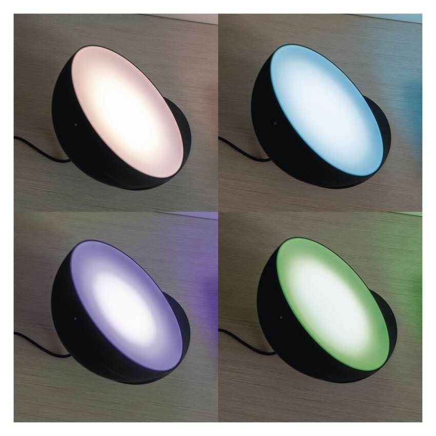 GoSmart LED Ambientelampe, schwarz, warmweiß–kaltweiß/ RGB, WiFi