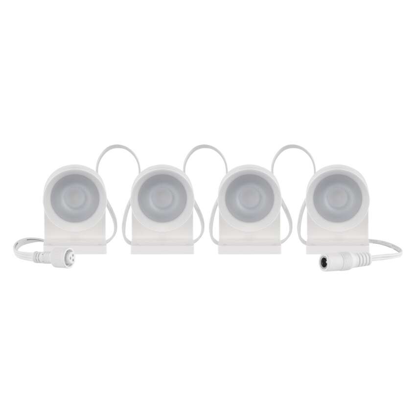 GoSmart LED-Strahler - 85 cm Kette, 4 Teile, 7 W, RGBIC+CCT, dimmbar, WiFi