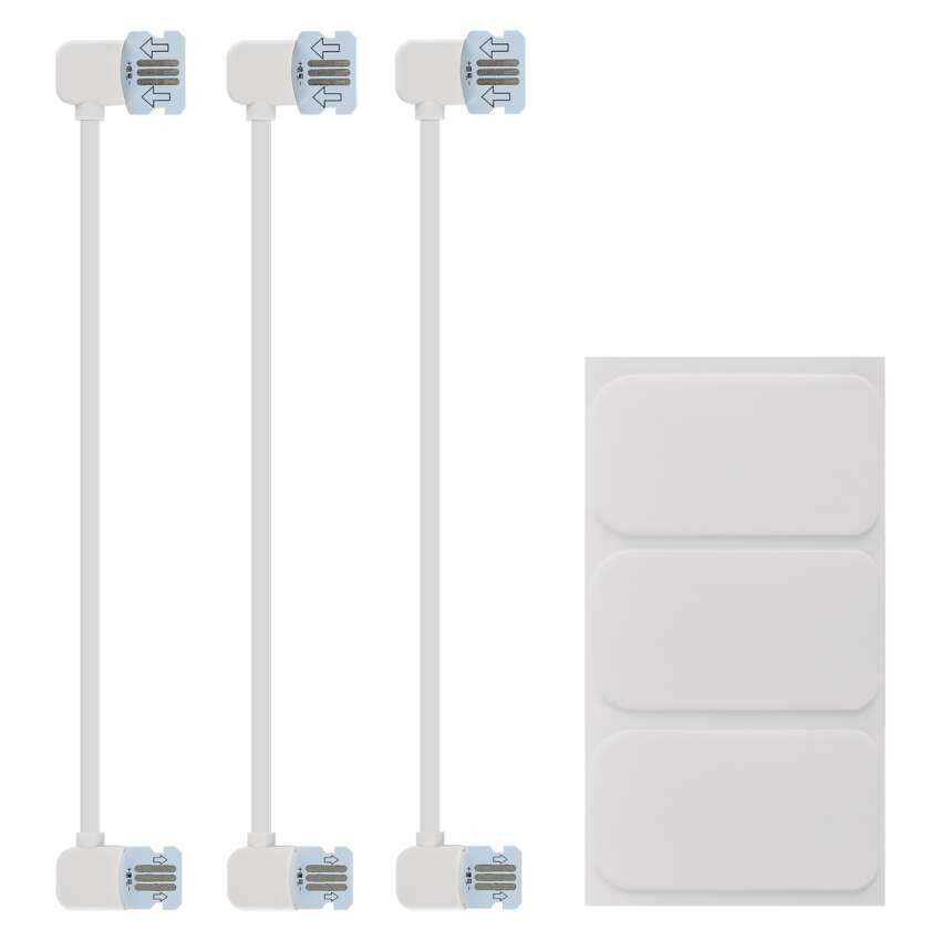 GoSmart LED-Leuchte Hexagon, Erweiterungsset, 3-teilig, 1,8W, RGBIC dimmbar, WiFi