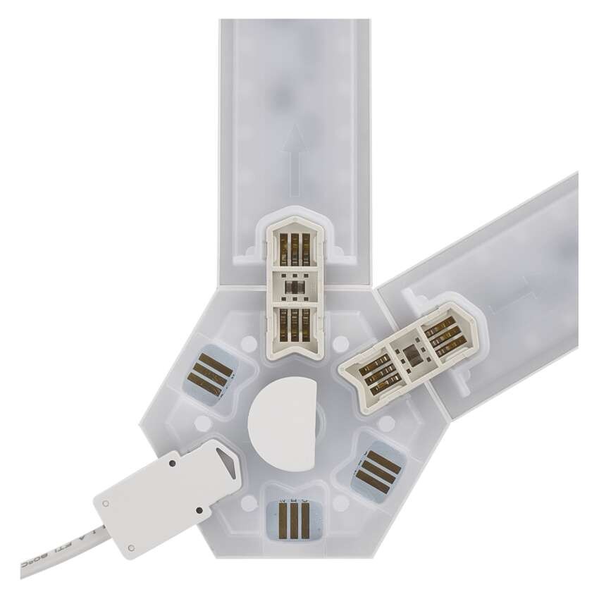 GoSmart LED-Leuchte Lines weiß, 9 Teile, 34 W, RGBIC dimmbar, WiFi
