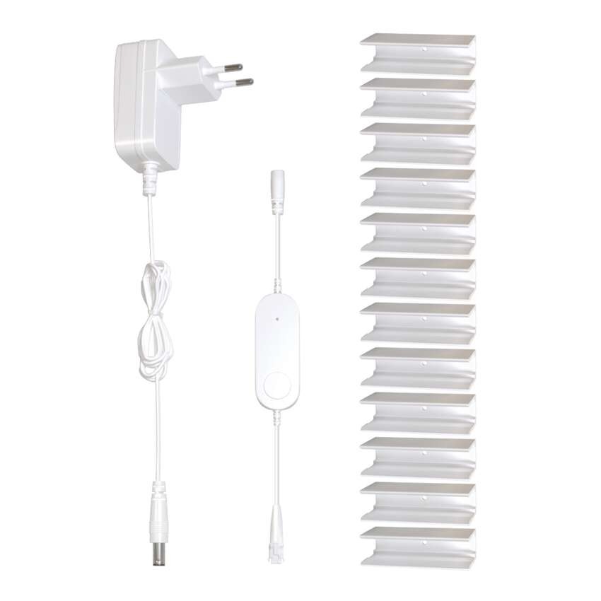 GoSmart Flexible LED-Leiste NEON weiß, 5 m, 33 W, RGBIC dimmbar, WiFi