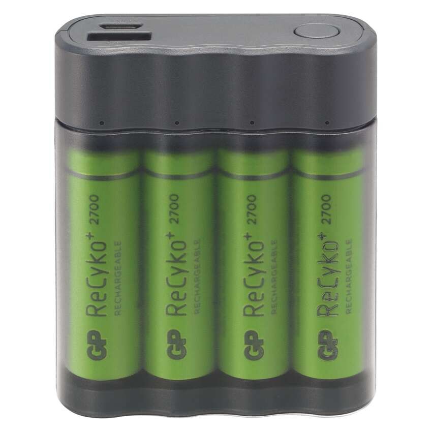 GP Charge AnyWay 2in1 power bank és elemtöltő