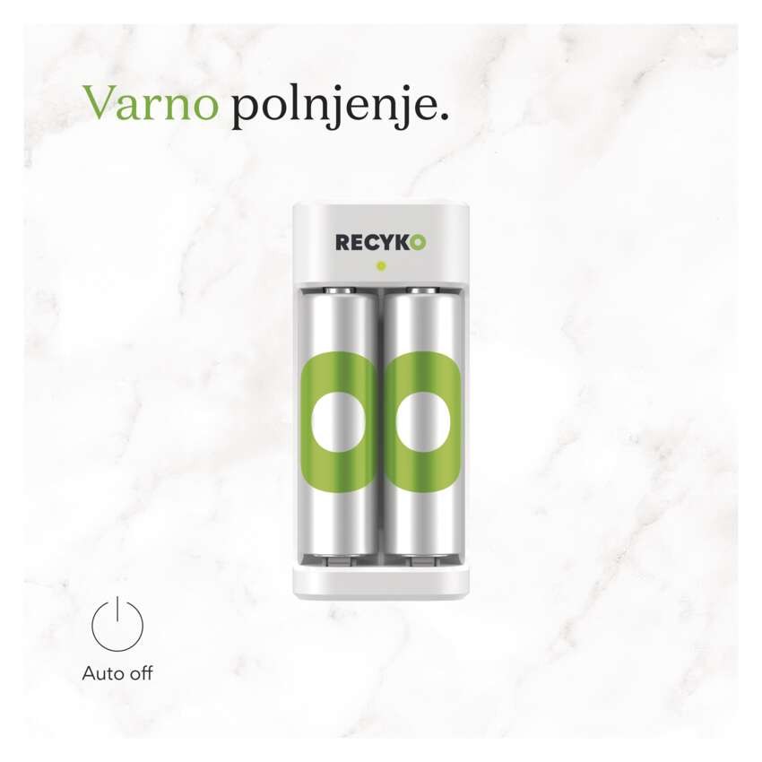 GP polnilec baterij Eco E221 + 2× AA GP ReCyko 2100