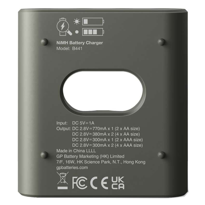 GP Akkumulátor töltő Eco E441+4xAA ReCyko 2100mAh
