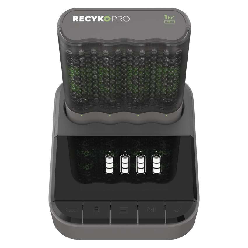 GP Pro akkumulátor töltő P461+4xAA ReCyko Pro + dokkoló