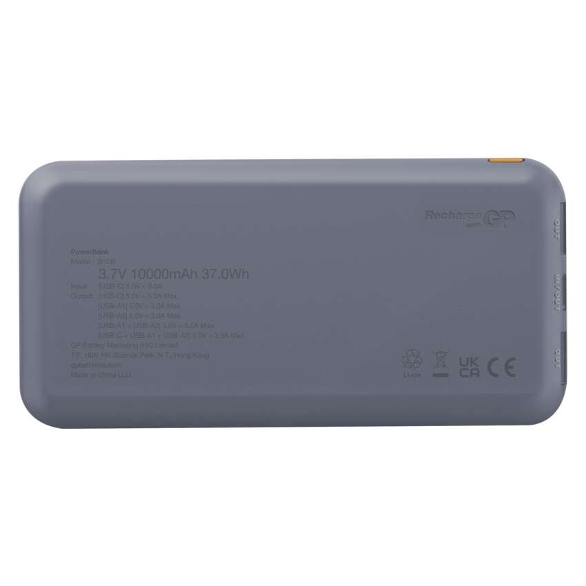 GP Powerbank B+ Series, 10 000 mAh, 15 W, kék