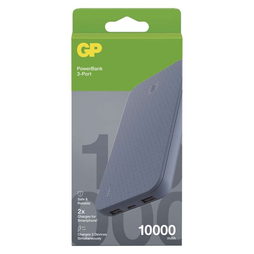 GP Powerbank B+ Series, 10 000 mAh, 15 W, kék