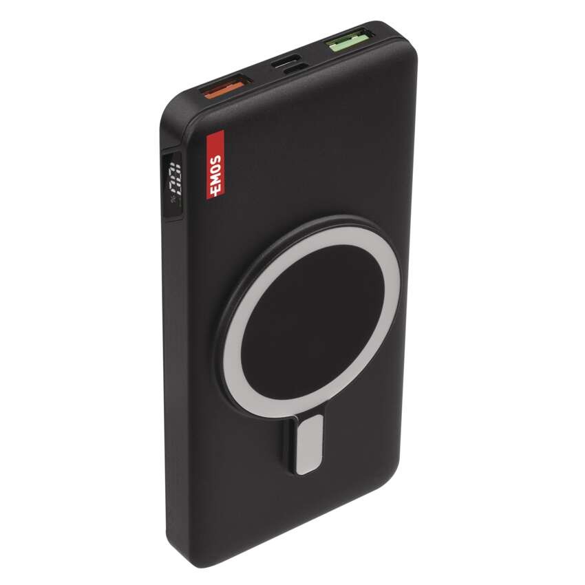 Power bank EMOS WI 1021D, 10 000 mAh, 22,5 W+Wireless