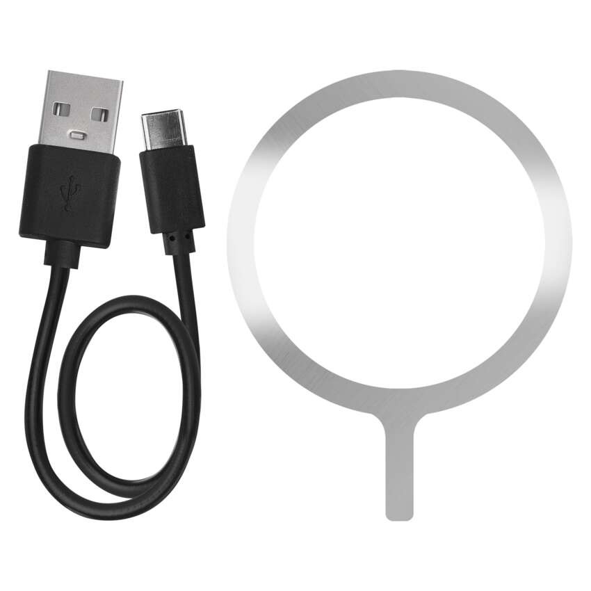 EMOS Powerbank WI 1023D, 10 000 mAh, 22,5 W+Wireless, fekete
