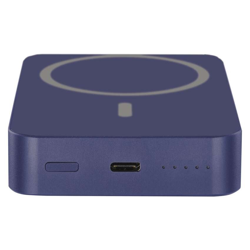 EMOS Powerbank WI 1046, 10 000 mAh, 20 W+Wireless, kék
