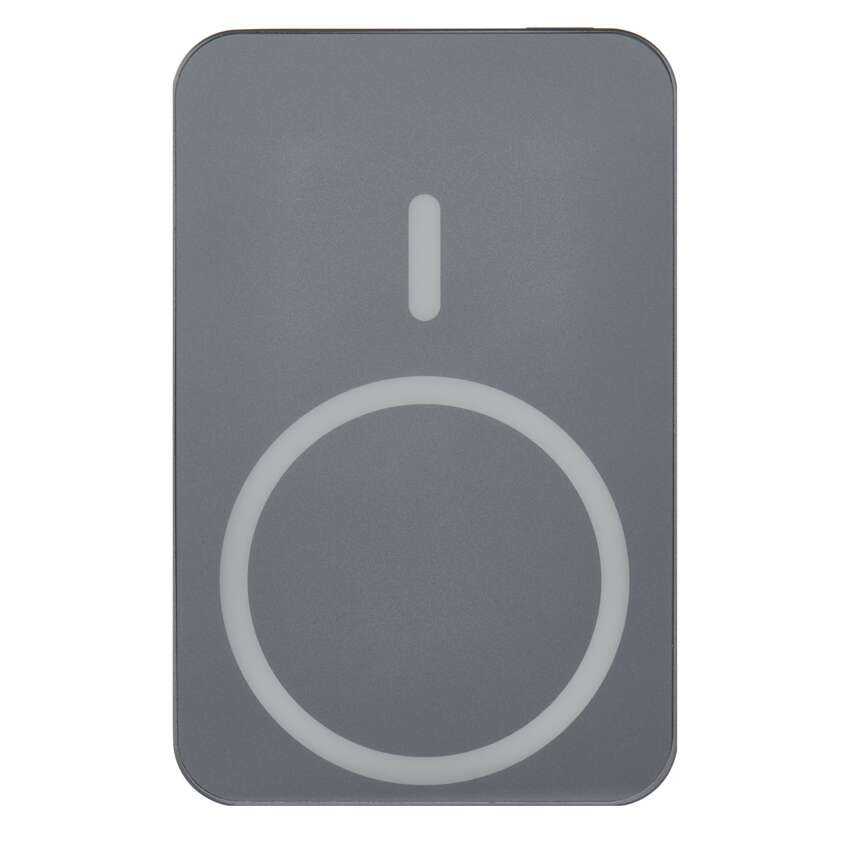 EMOS Powerbank WI 1046, 10 000 mAh, 20 W+Wireless, szürke