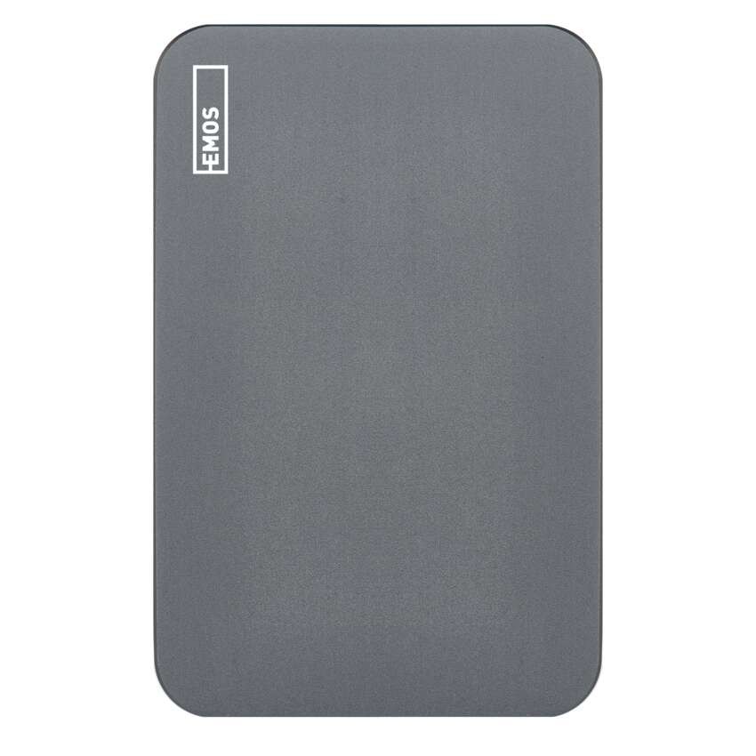 EMOS Powerbank WI 1046, 10 000 mAh, 20 W+Wireless, szürke
