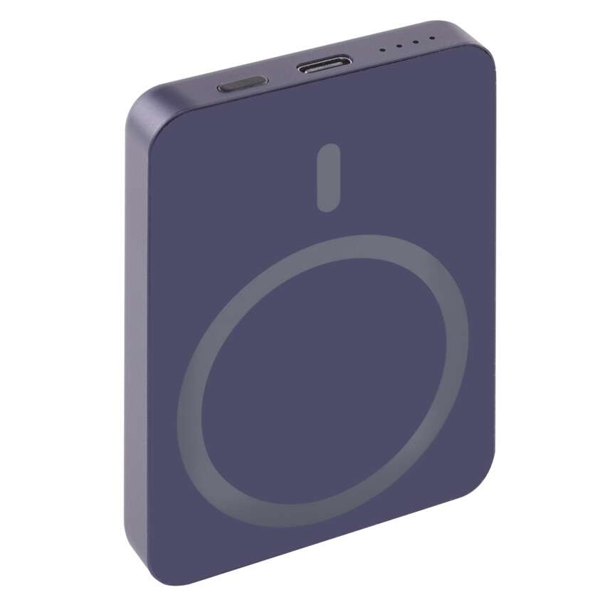 EMOS Powerbank WI 522, 5 000 mAh, 20 W+Wireless, kék