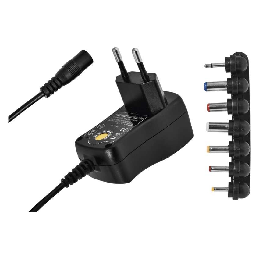 Universalus maitinimo adapteris 600 mA su antgaliais