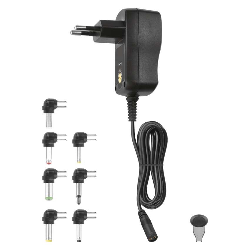 Universalus maitinimo adapteris 600 mA su antgaliais