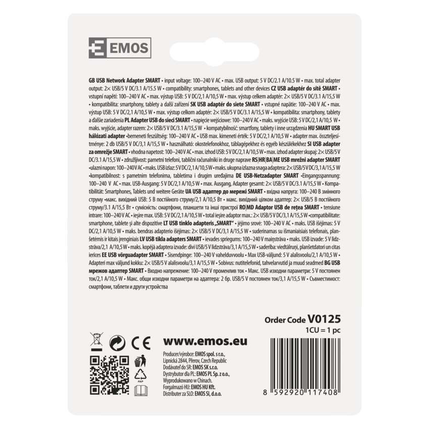 USB Netzadapter SMART 3,1A (15W)