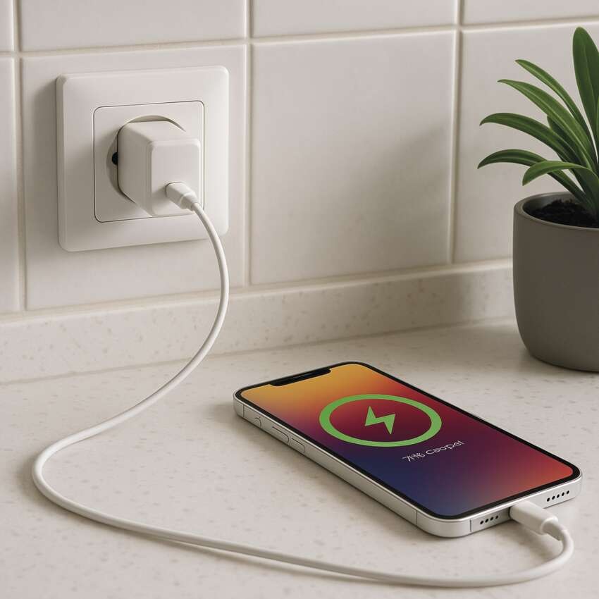 Universalus USB sieninis įkroviklis GaN PD 20 W maks.