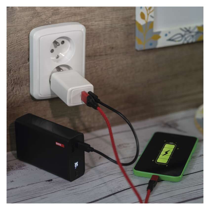 EMOS Univerzális USB töltő GaN PD 45 W max.