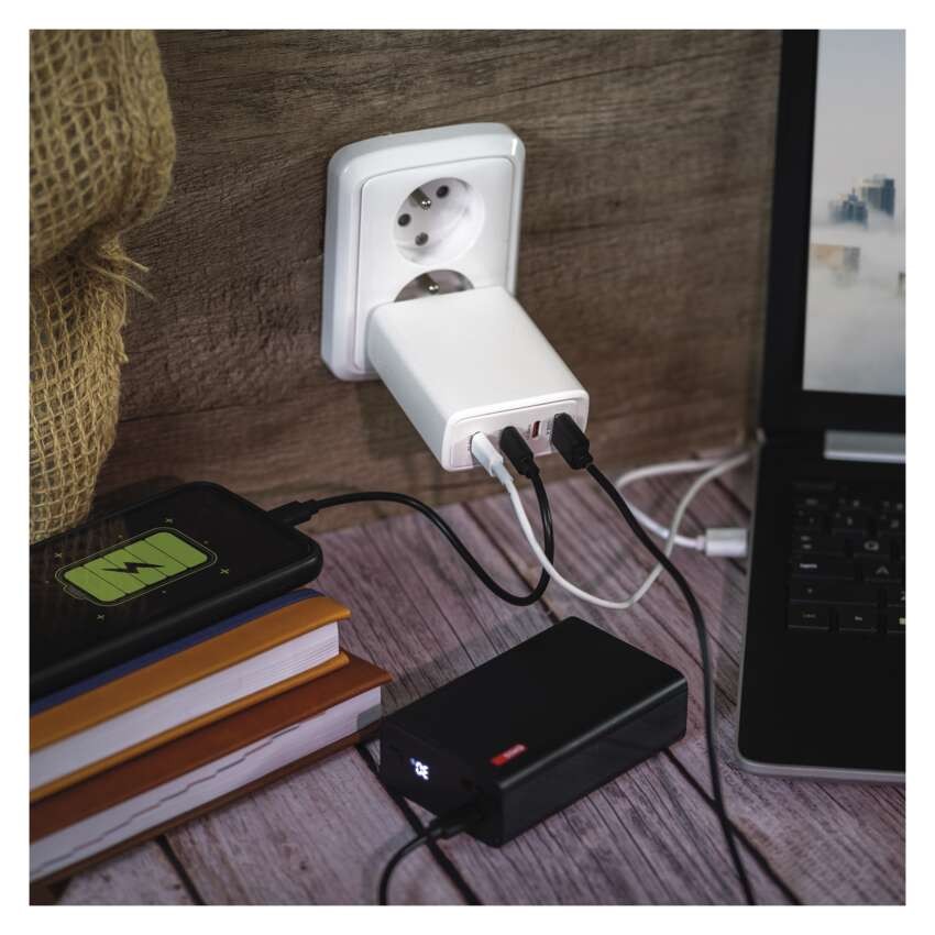 EMOS Univerzális USB töltő GaN PD 120 W max.