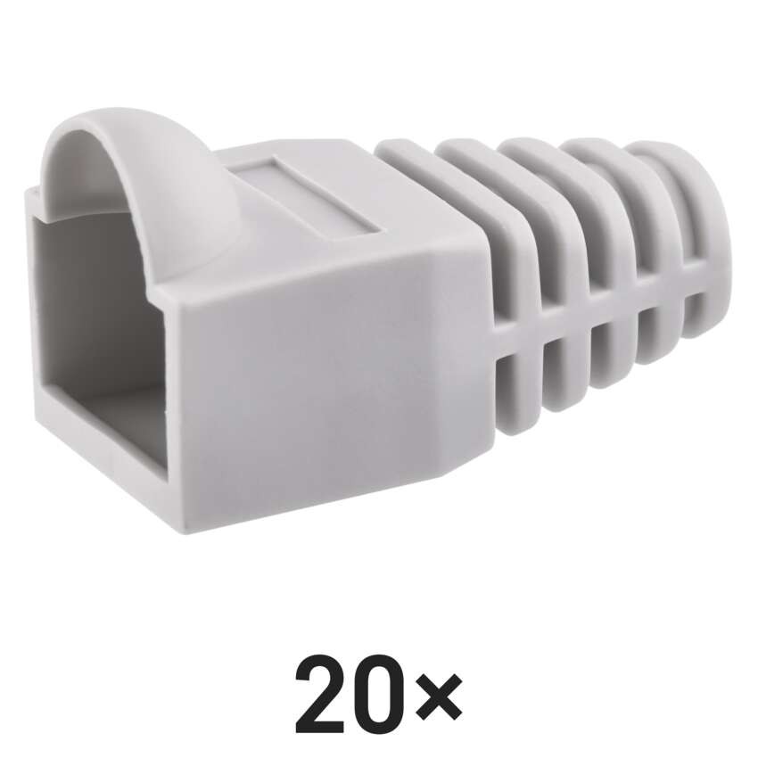 Schutz für Konnektor RJ45 grau, 20 Stk.