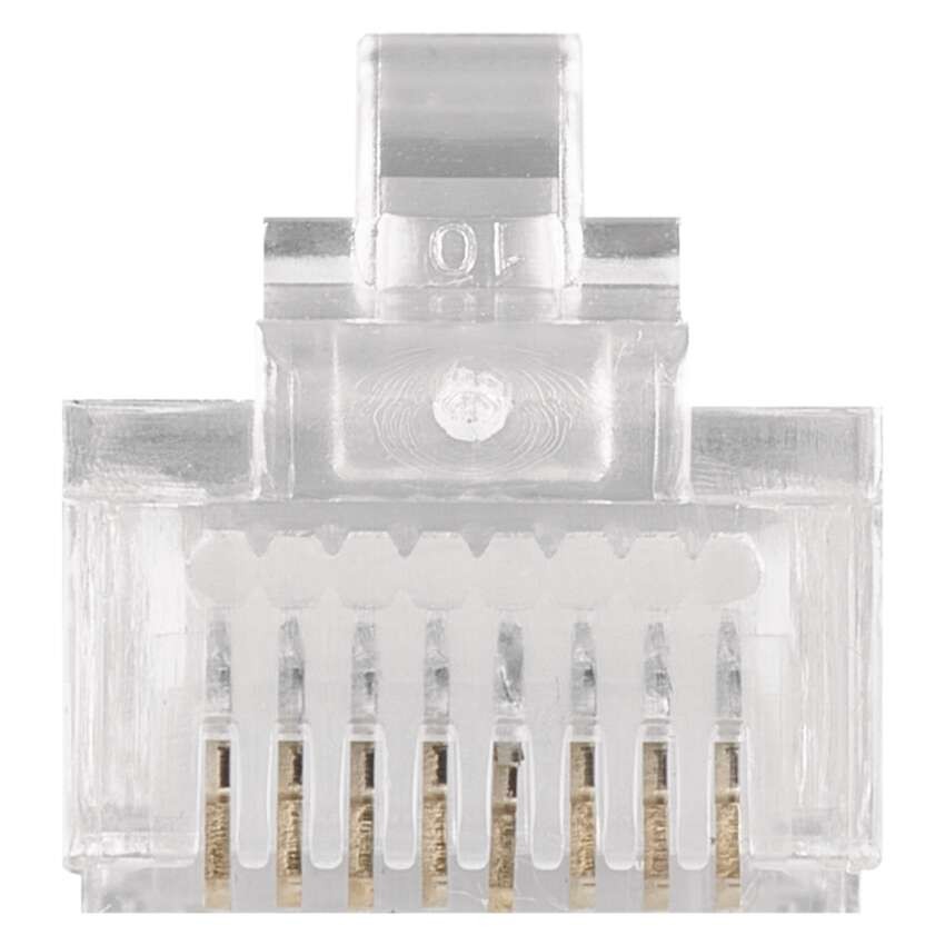 RJ45 jungtis FTP kabeliui (vientisas laidas) CAT5E, 20 vnt.