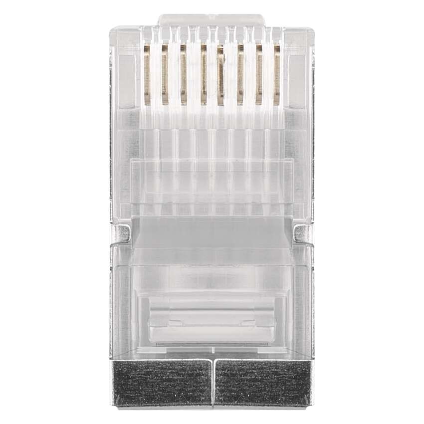 RJ45 jungtis FTP kabeliui (vientisas laidas) CAT5E, 20 vnt.