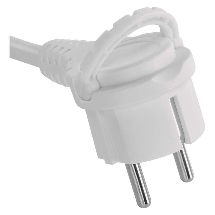 Prodlužovací kabel 1,4 m / 2 zásuvky+2×USB-A+1×USB-C / bílý / PVC / 1,5 mm2