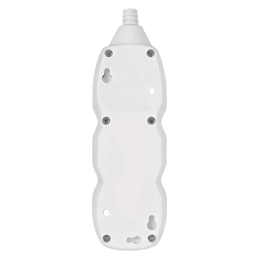 Predlžovací kábel 5 m / 3 zásuvky / biely / PVC / 1,5 mm2