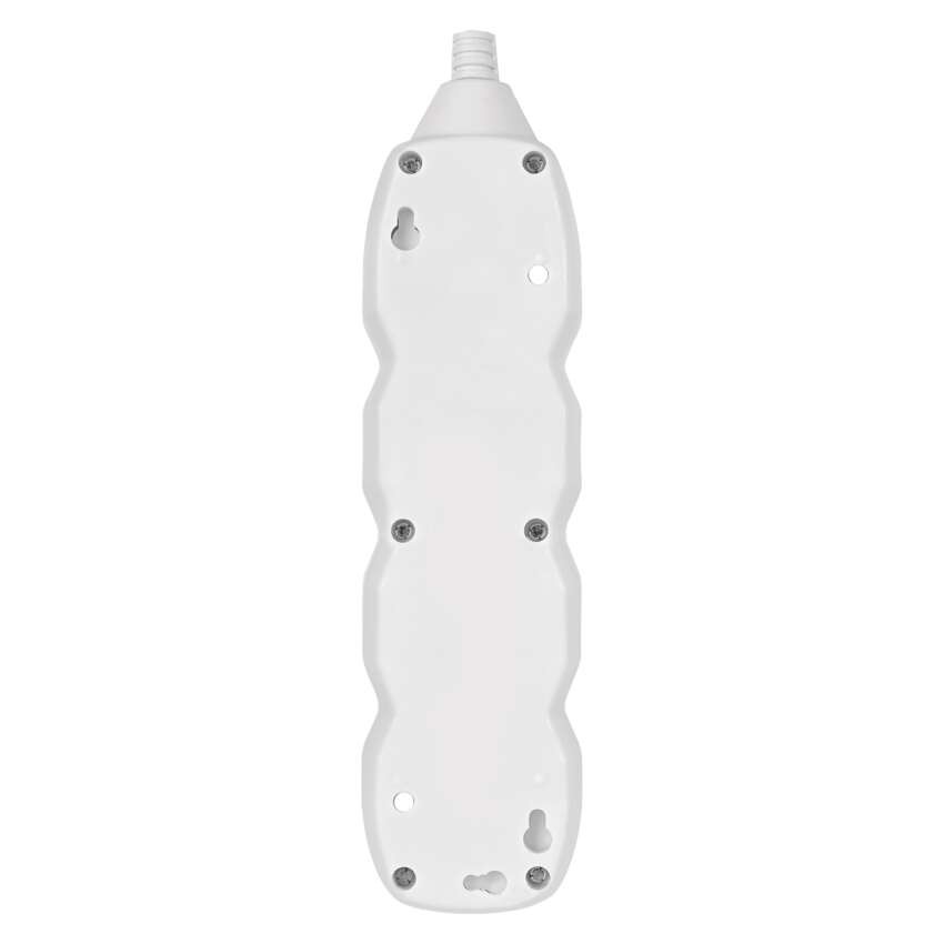 Prodlužovací kabel 3 m / 4 zásuvky / bílý / PVC / 1 mm2