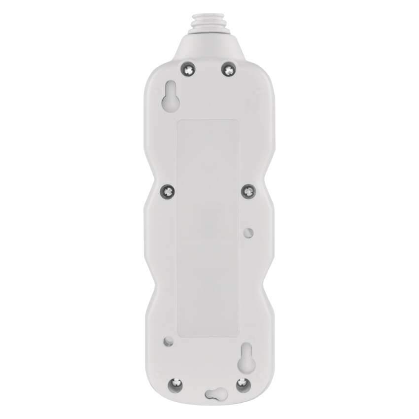 Predlžovací kábel 2 m / 2 zásuvky / s vypínačom / biely / PVC / 1 mm2