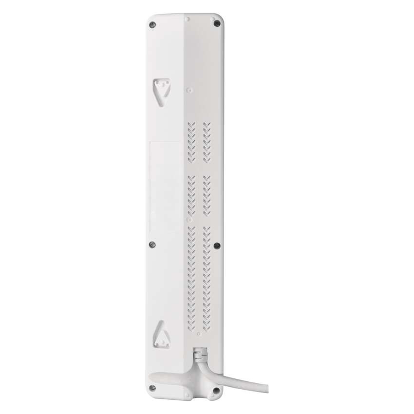 GoSmart Przedłużacz 2 m / 4 gniazda / z wyłącznikiem / z USB / biało-czarny / PVC / 1,5mm2