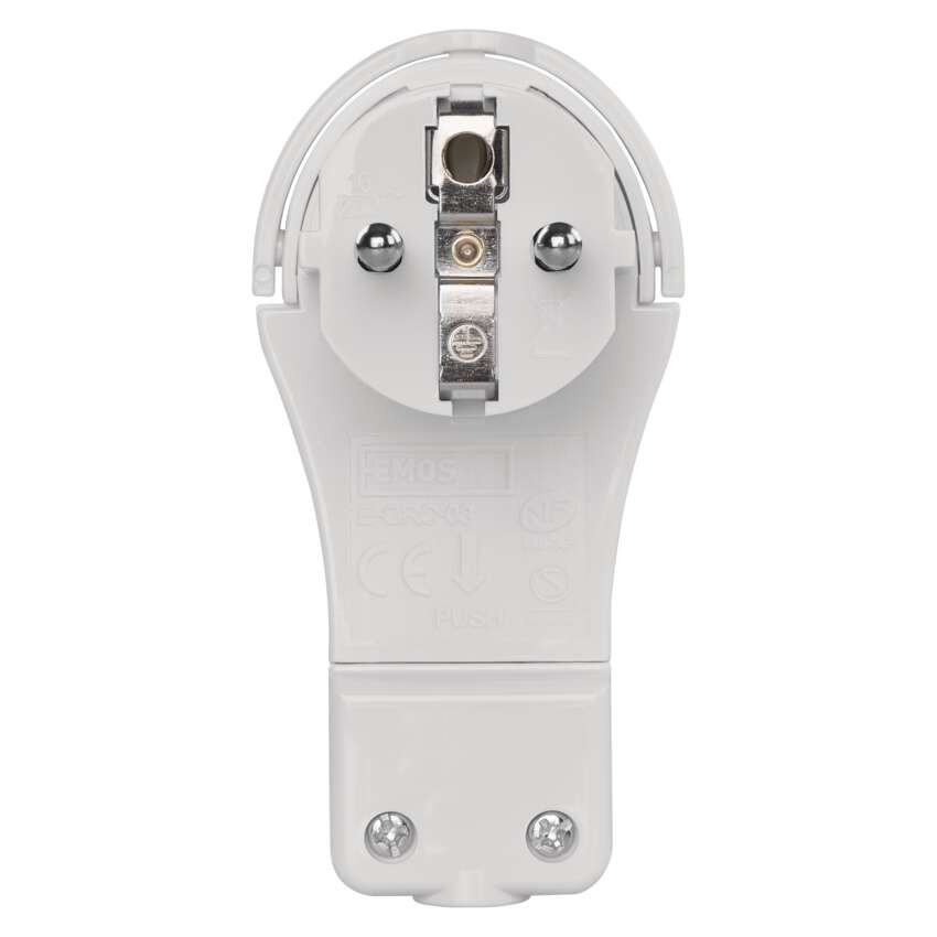 EMOS Dugvilla 90° IP20 16A/250V
