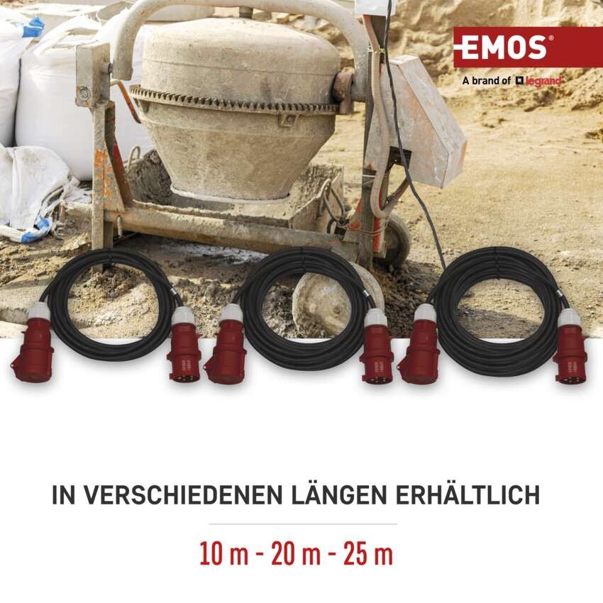 CEE Verlängerungskabel 5x16A, 25m