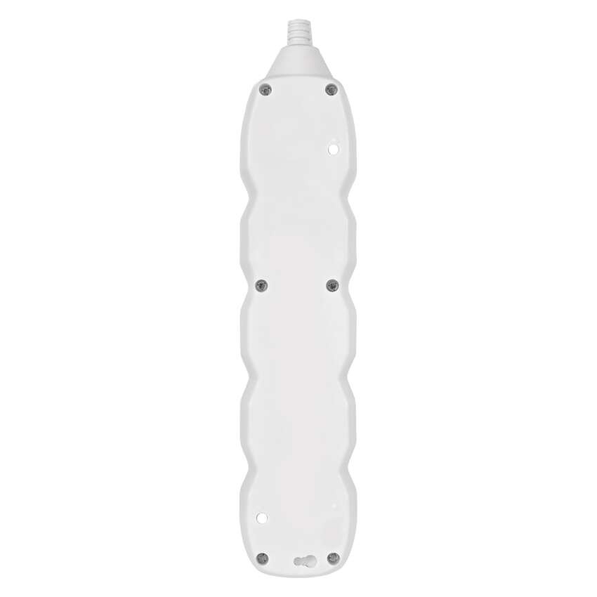 Hosszabbító 1,5 m / 5 aljzat / fehér / PVC / 1 mm2 
