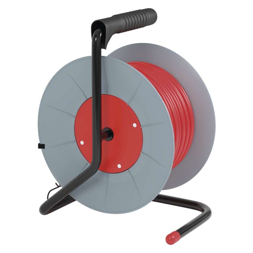 Kábeldob 25 m / 4 aljzat / narancssárga / PVC / 230 V / 1,5 mm2