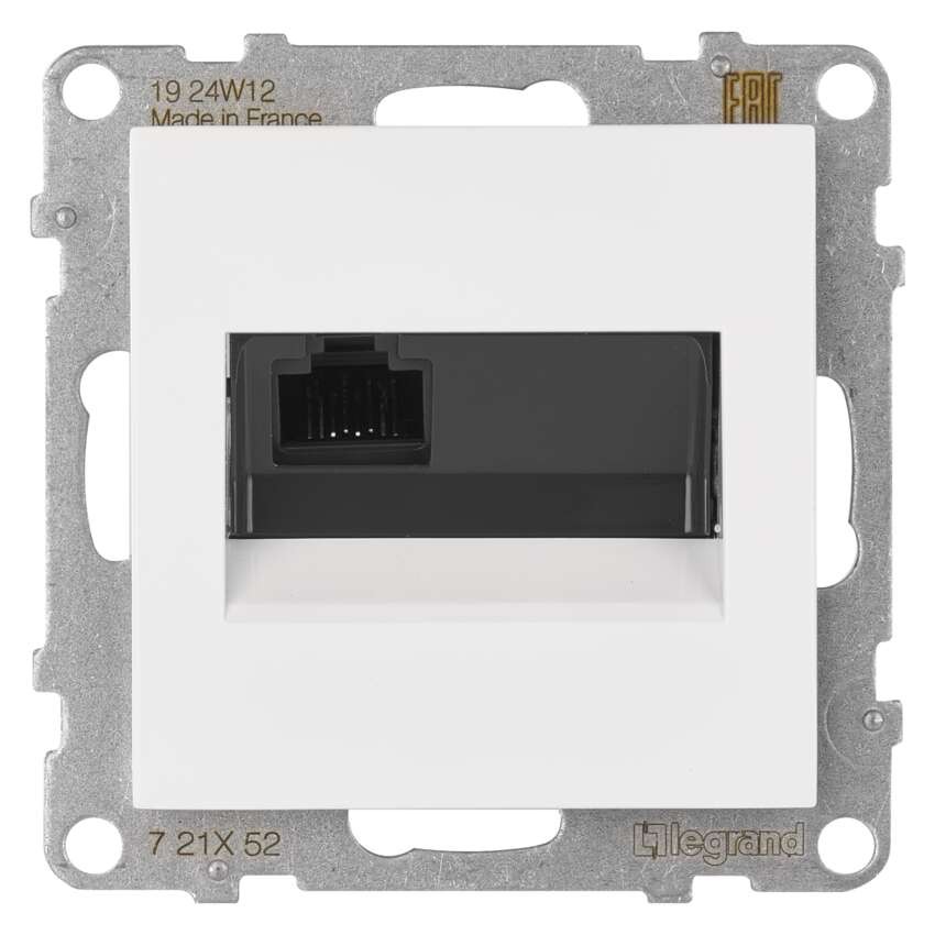 Legrand Suno zásuvka datová RJ45, bílá