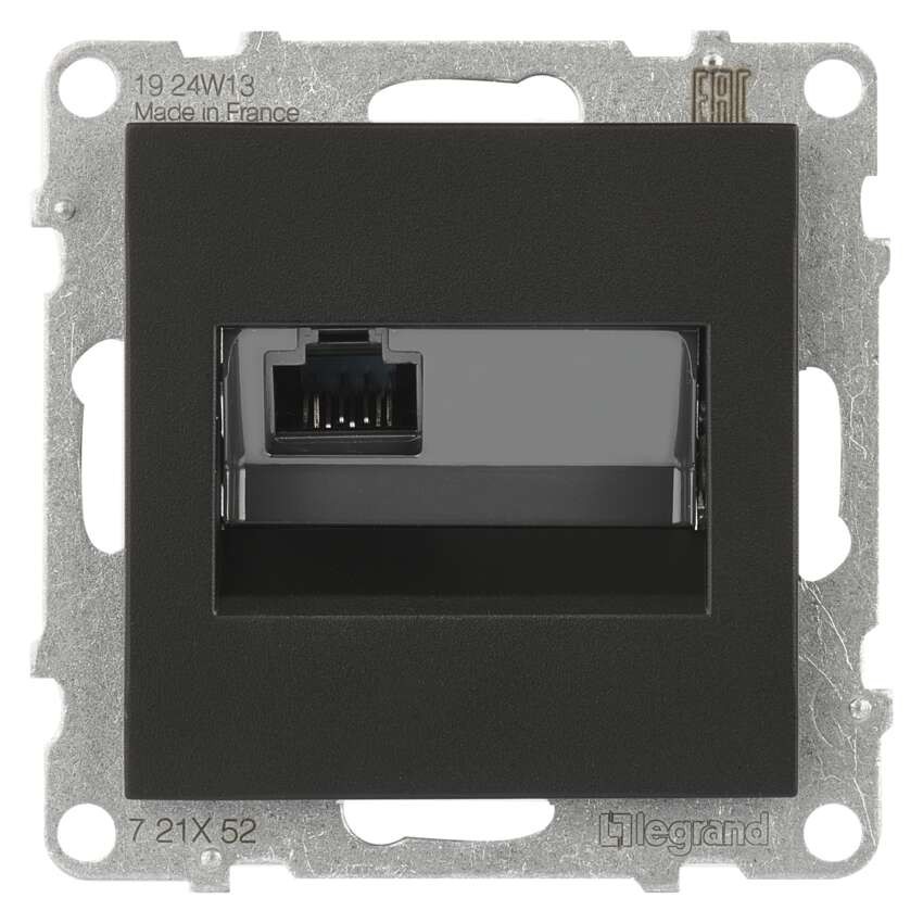 Legrand Suno zásuvka datová RJ45, černá