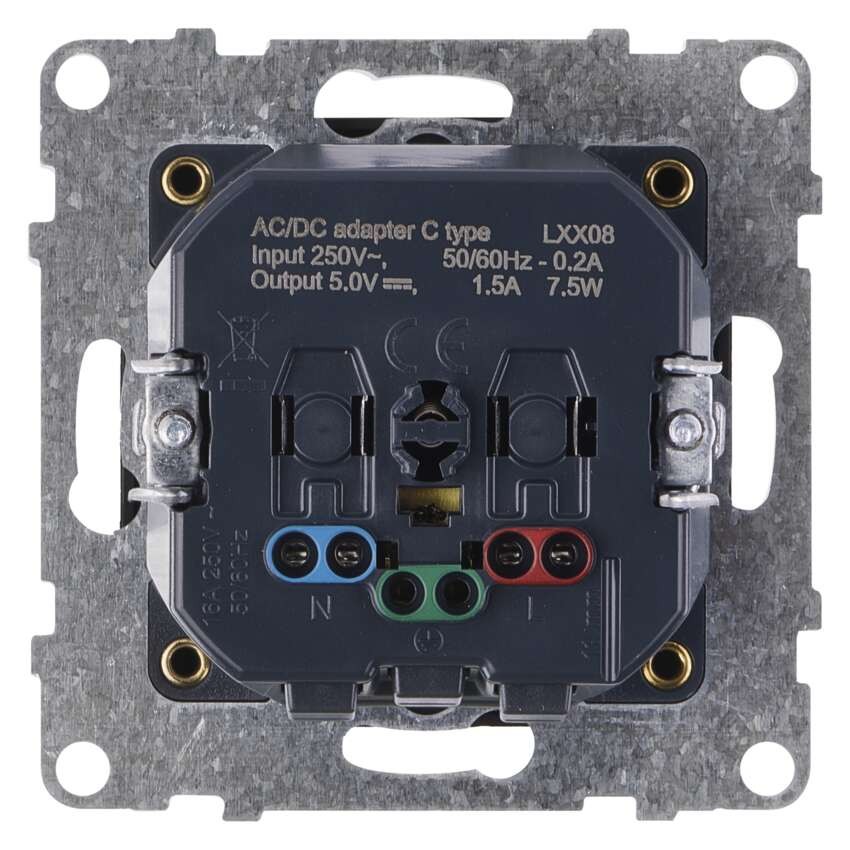 Legrand Suno zásuvka USB-C, černá