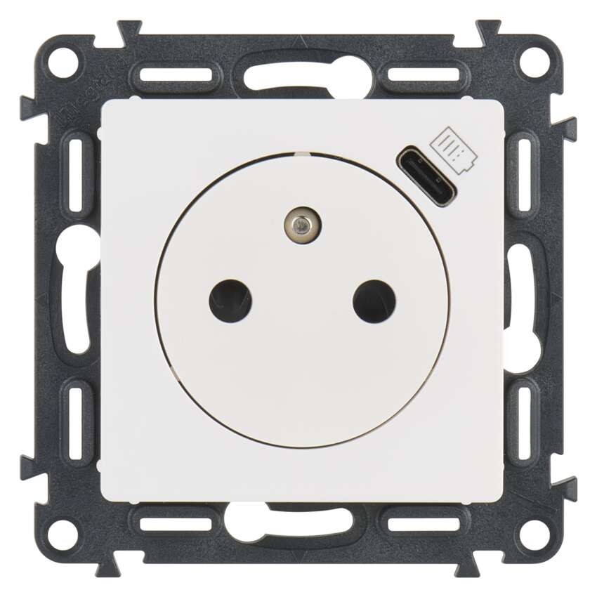 Legrand Valena Life zásuvka, USB-C, biela