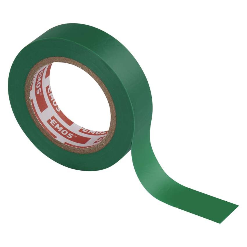 Izolační páska PVC 15mm / 10m zelená, 10 ks