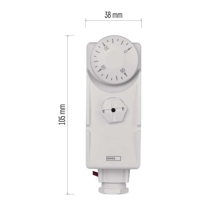 Anlege-Thermostat mit Fernfühler P5682, manuell