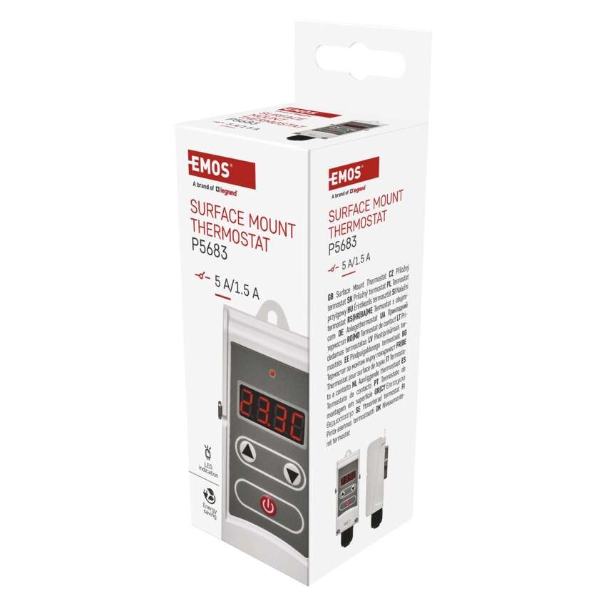 Anlege-Thermostat P5683, manuell