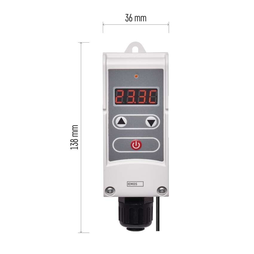 Anlege-Thermostat mit Fernfühler P5684, manuell