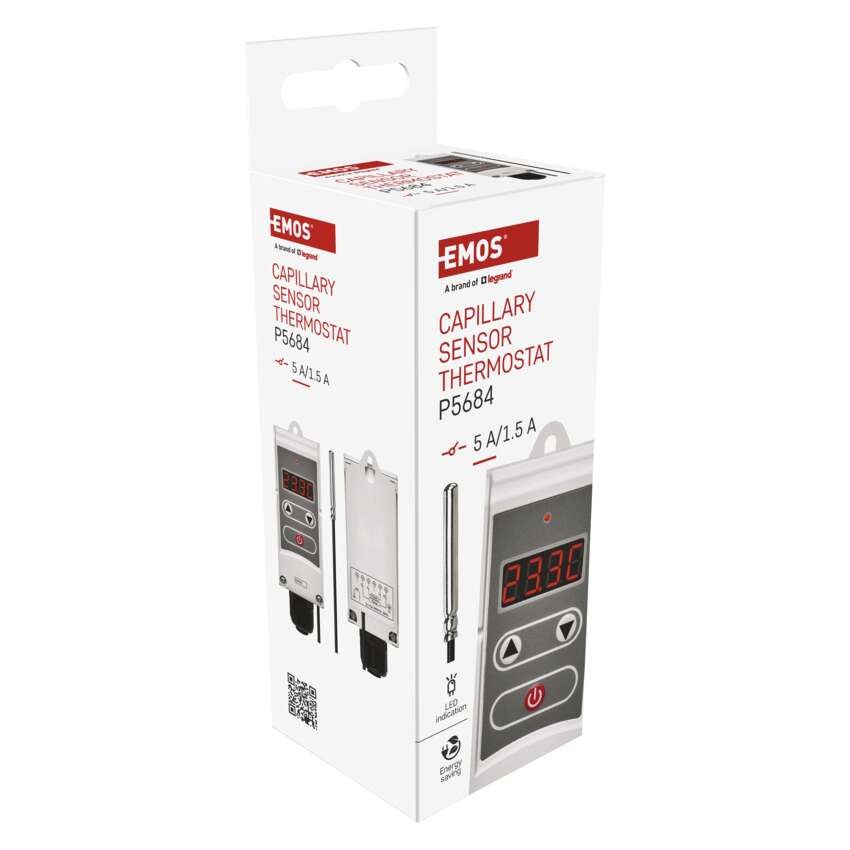 Anlege-Thermostat mit Fernfühler P5684, manuell