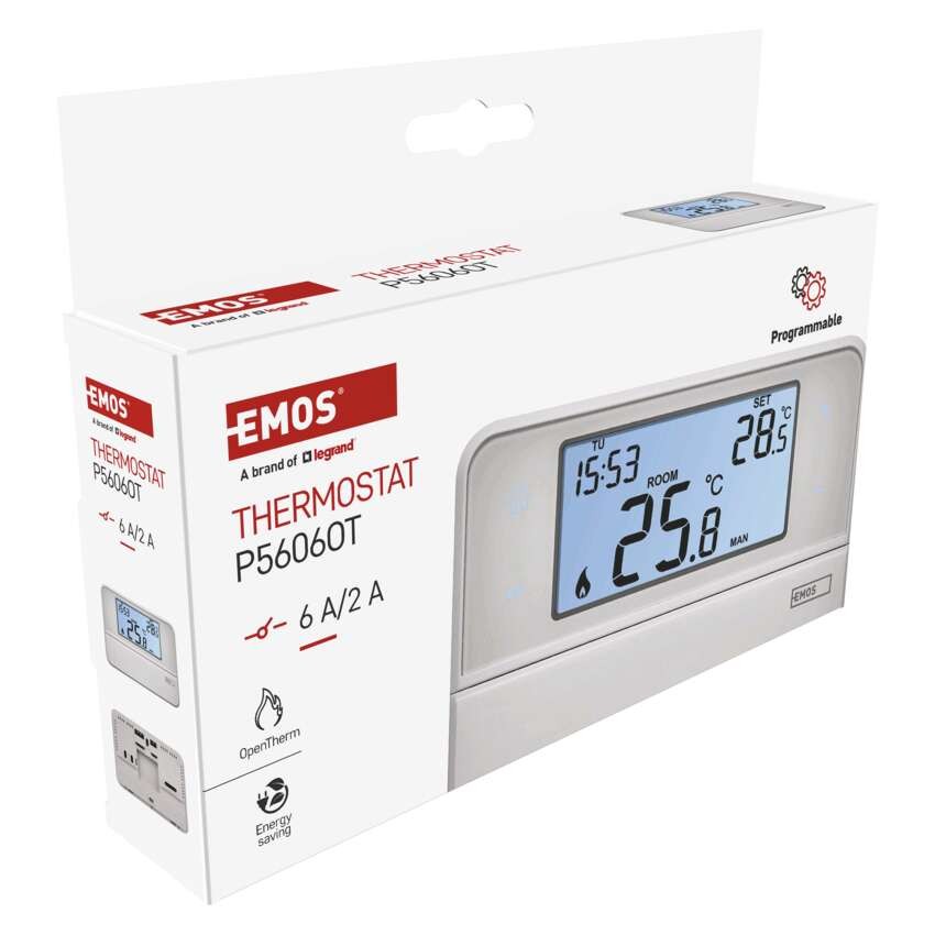 Sobni žični OpenTherm termostat P5606OT s programiranjem