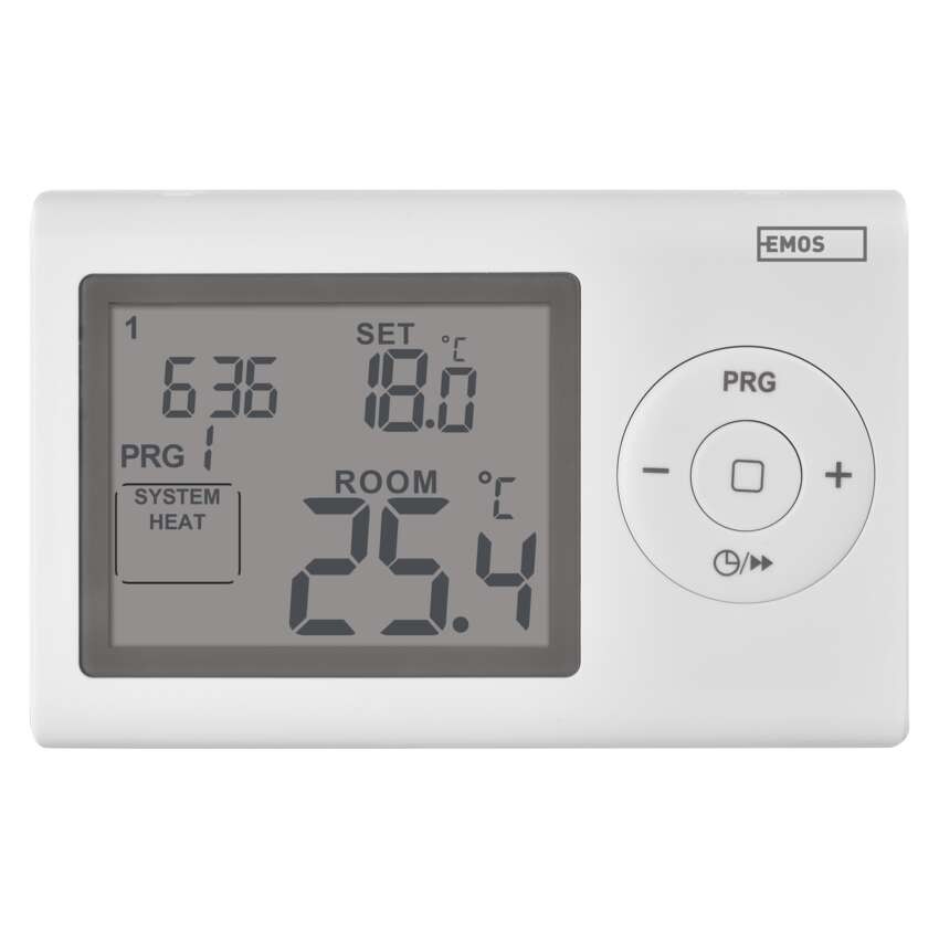 Raumthermostat P5607, programmierbar, verkabelt