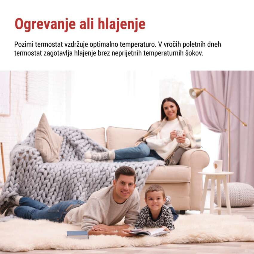 Sobni žični OpenTherm termostat P56A01 s programiranjem