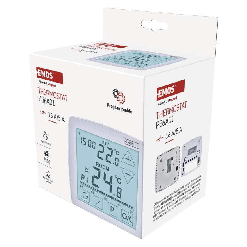Pokojový programovatelný drátový OpenTherm termostat P56A01